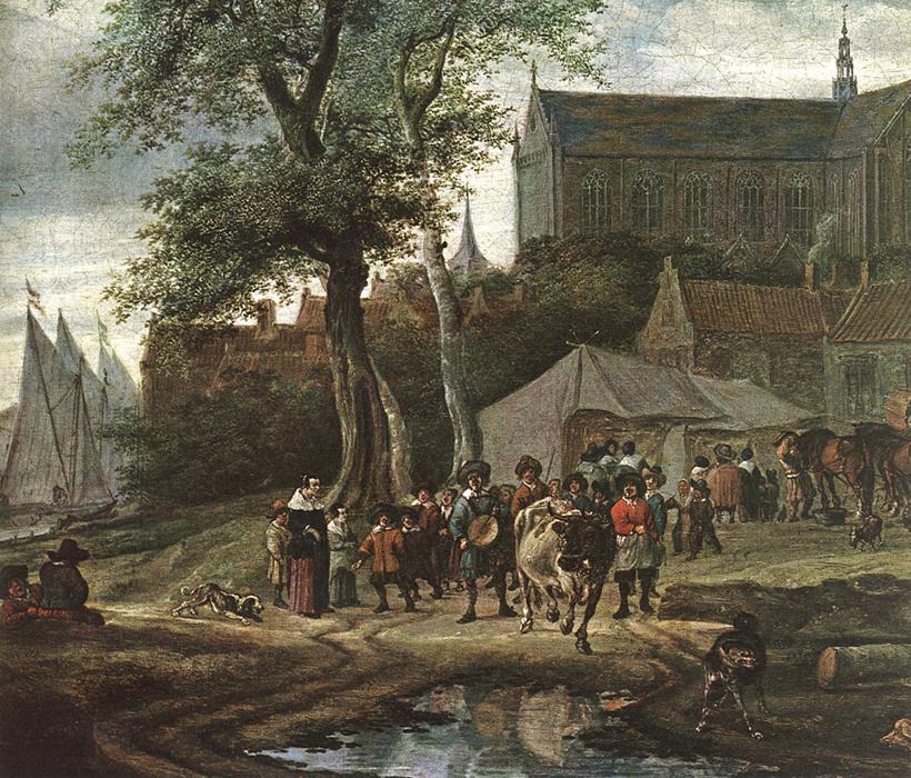 Tavern with May Tree (detail) af